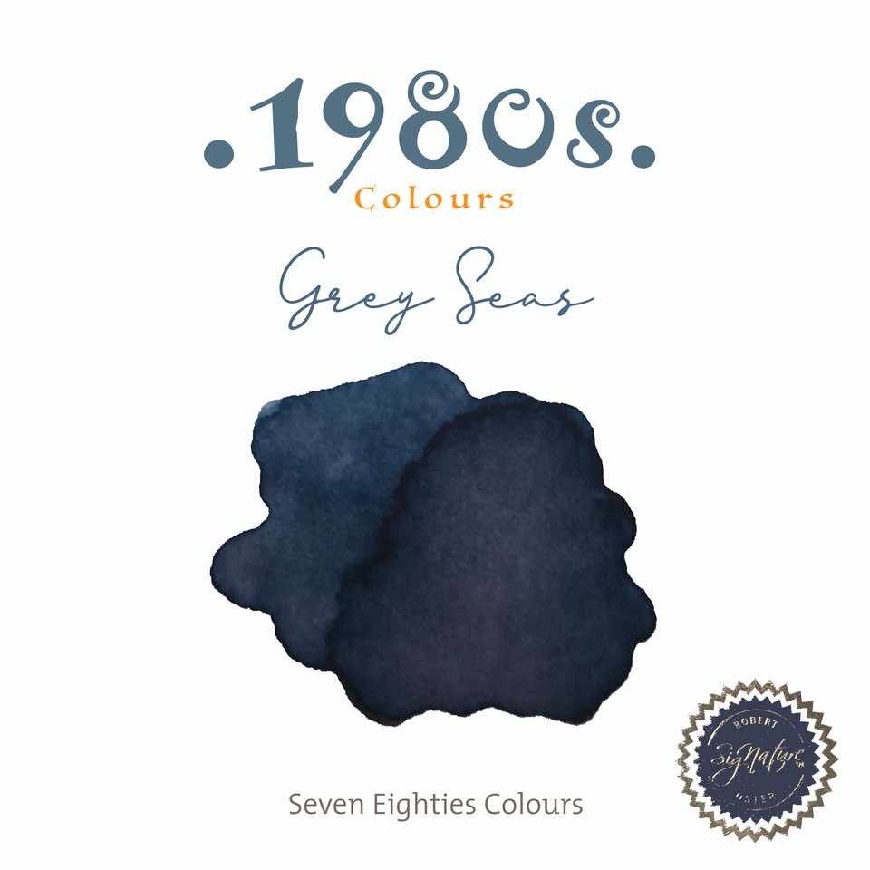 Robert Oster 1980s - Grey Seas Ink Sample 2ml  