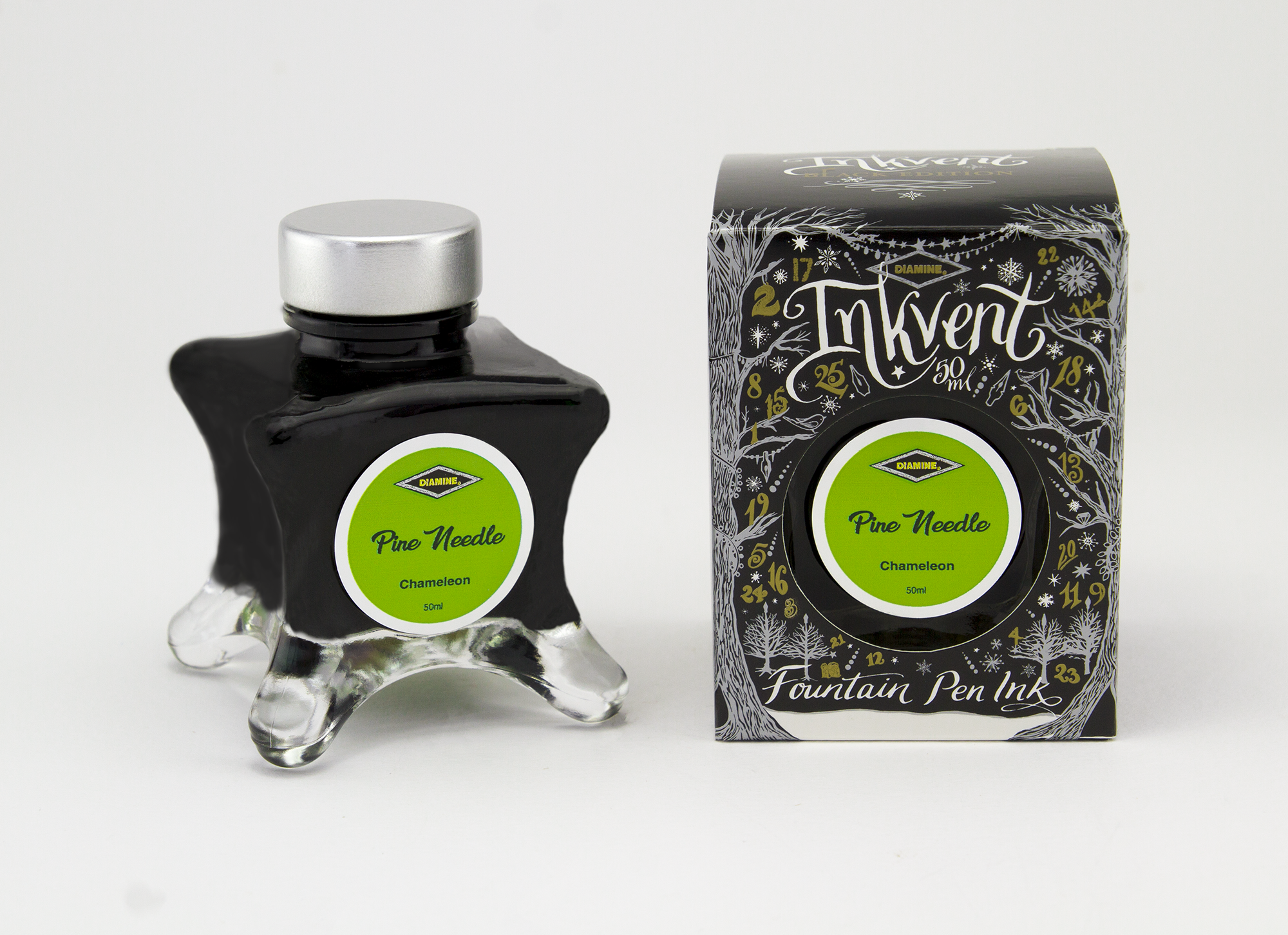 Diamine Inkvent Black Edition - Pine Needle 50ml Diamine Inkvent Black Edition - Pine Needle 50ml