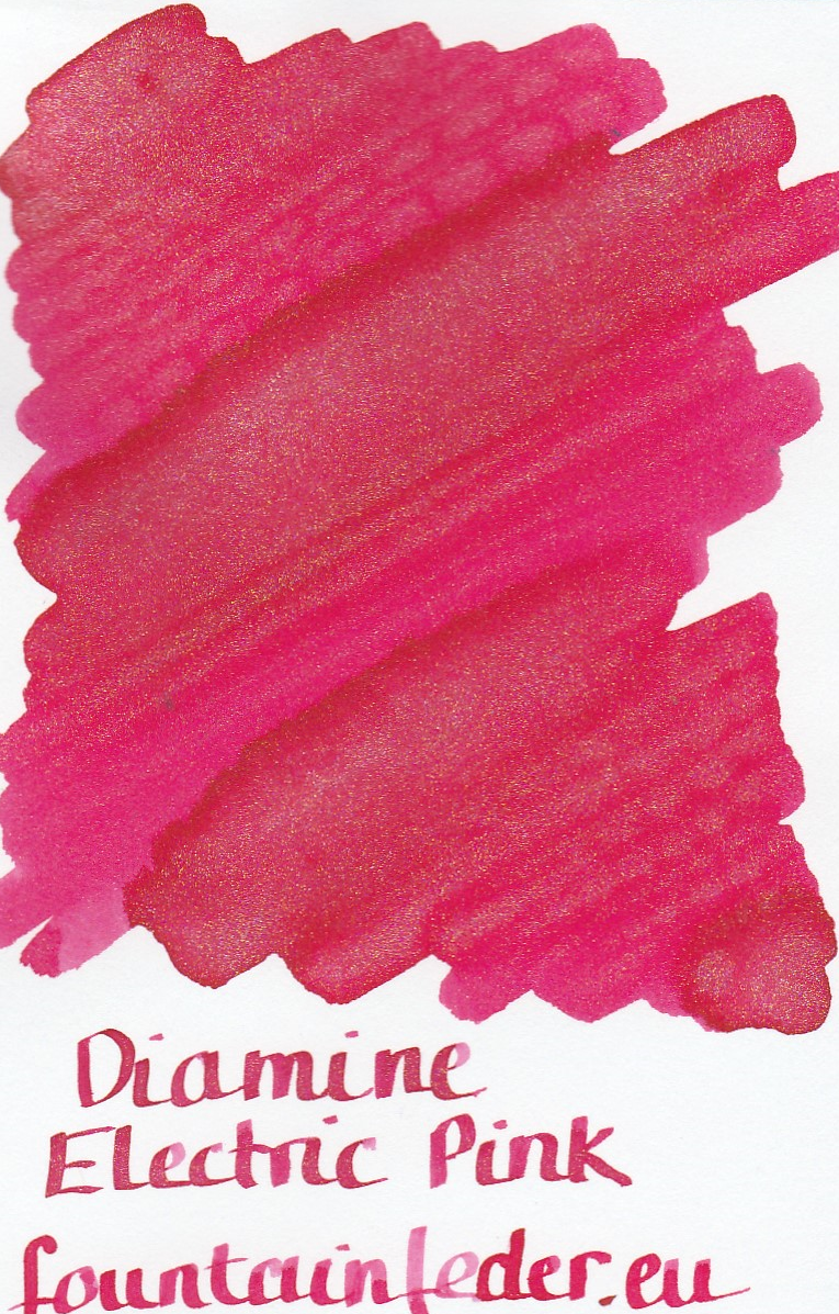 Diamine Shimmer Electric Pink Ink Sample 2ml Diamine Shimmer Electric Pink Ink Sample 2ml
