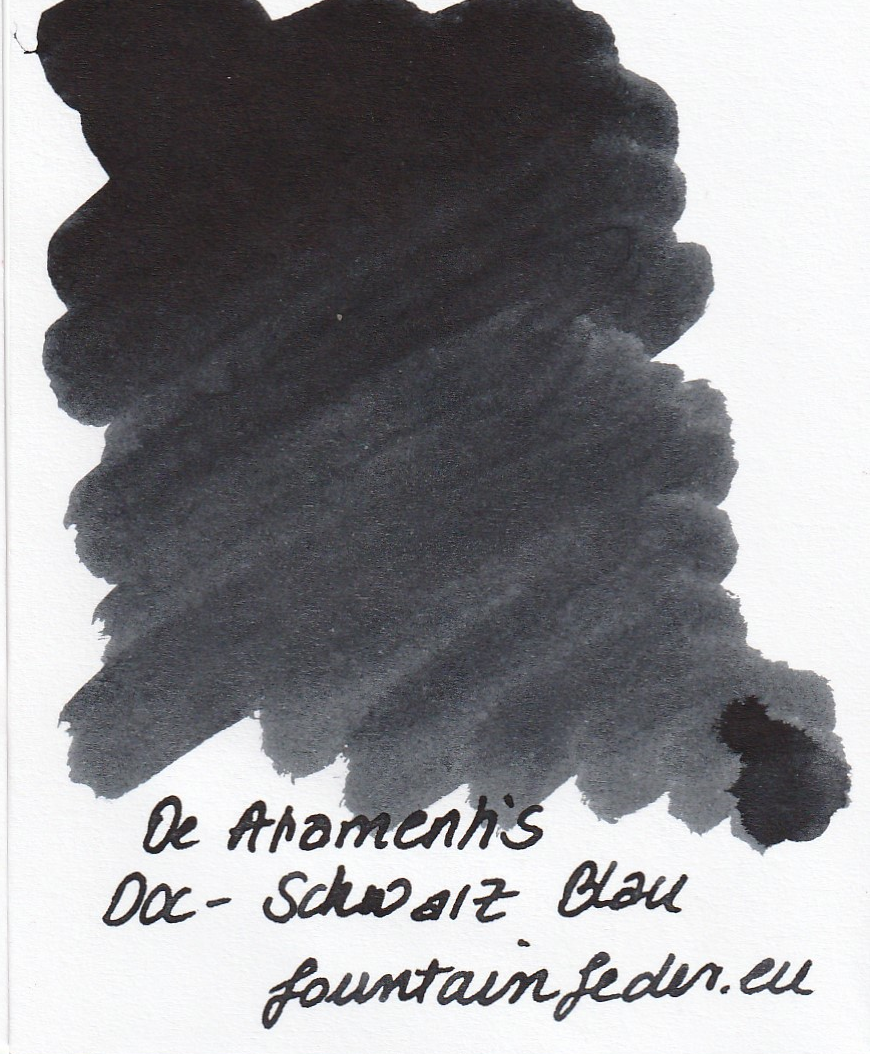 DeAtramentis Document Schwarz Blau- Ink Sample 2ml  