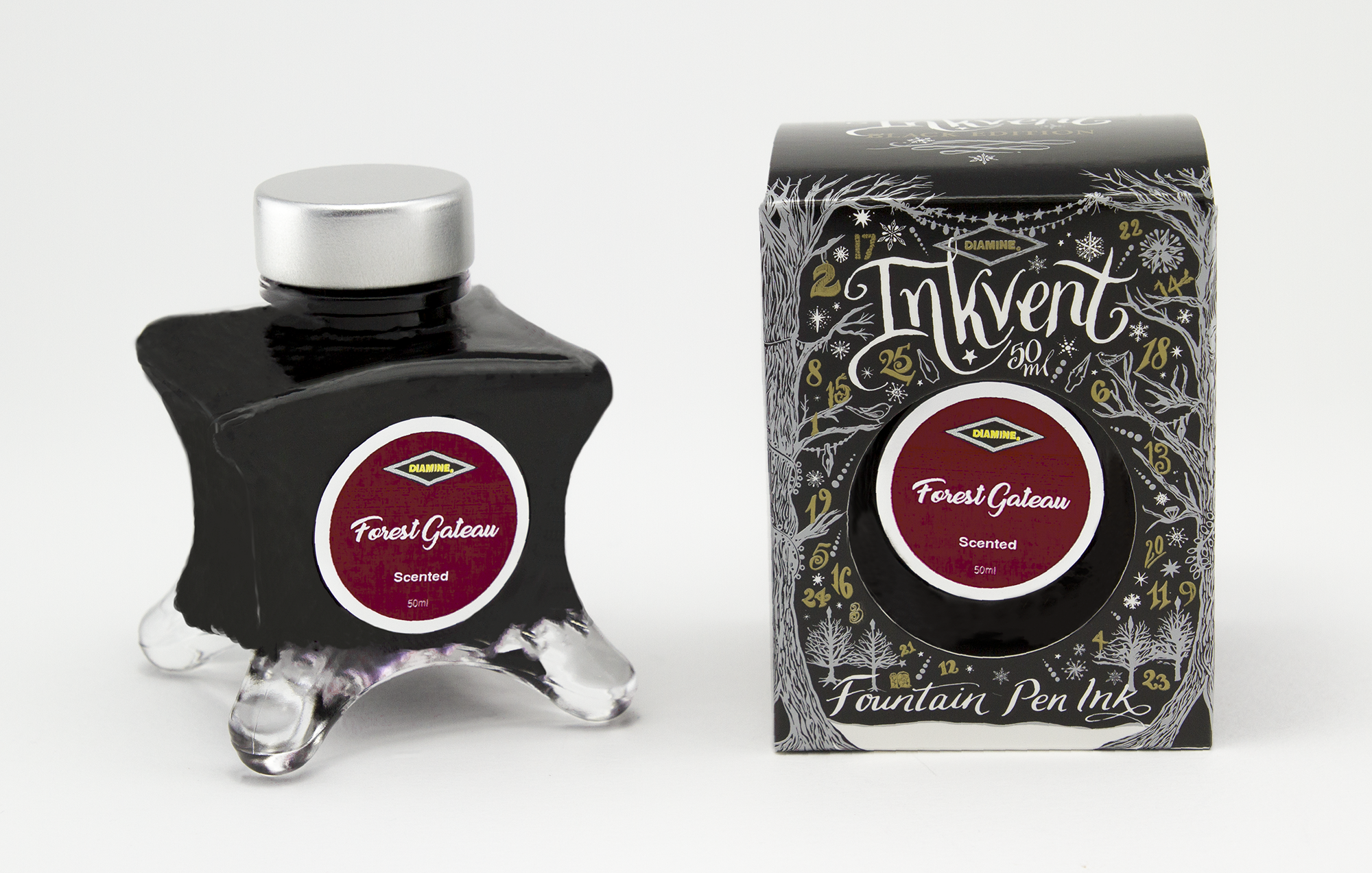 Diamine Inkvent Black Edition - Forest Gateau 50ml Diamine Inkvent Black Edition - Forest Gateau 50ml