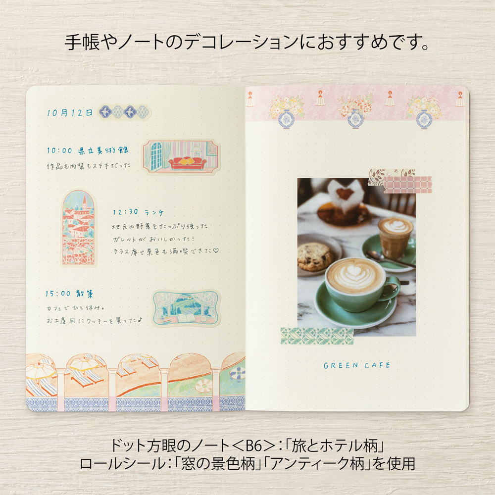 Midori Yuru Log Vol.3 Roll Sticker Window Views