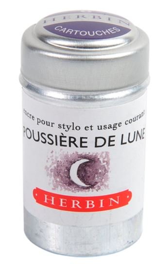 Herbin Ink Cartriges Poussiere de Lune , 6 per tin