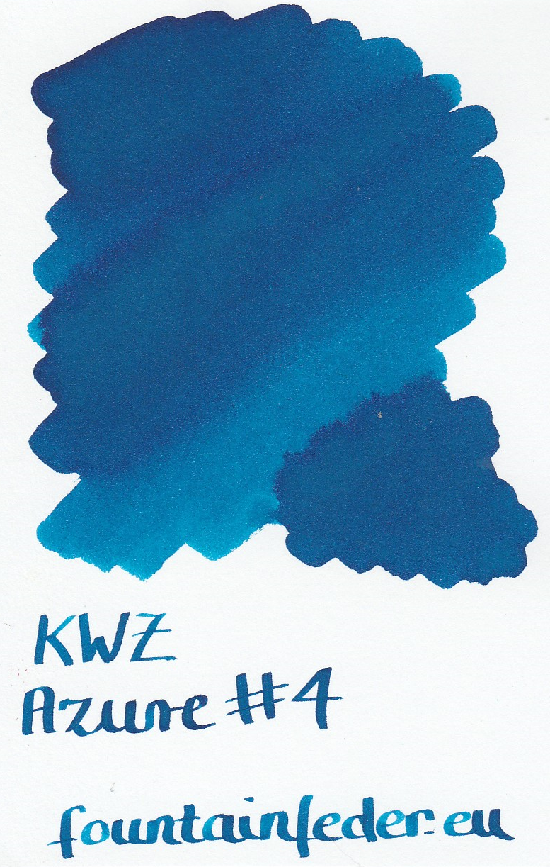 KWZ Azure #4 Ink Sample 2ml   KWZ Azure #4 Ink Sample 2ml
