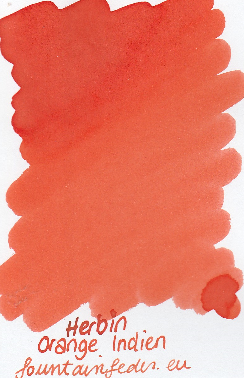 Herbin Orange Indien Ink Sample 2ml     