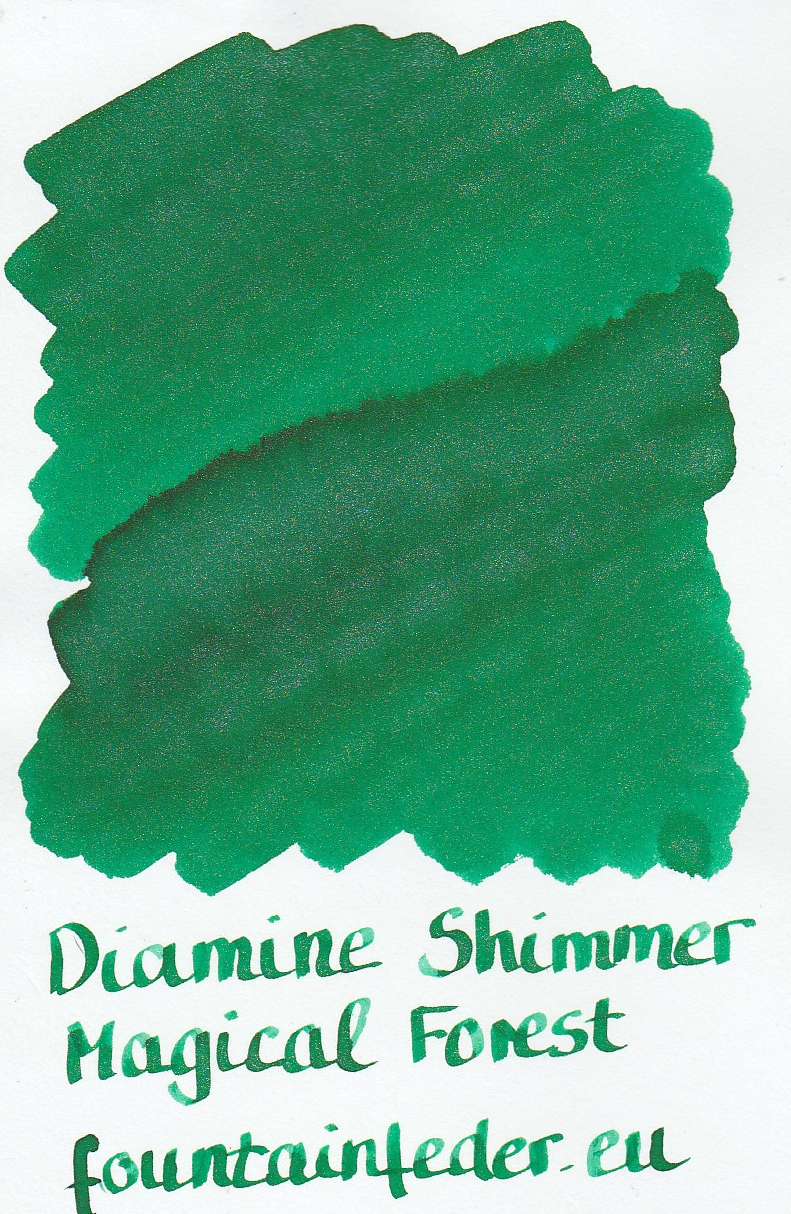 Diamine Shimmer Magical Forest Ink Sample 2ml