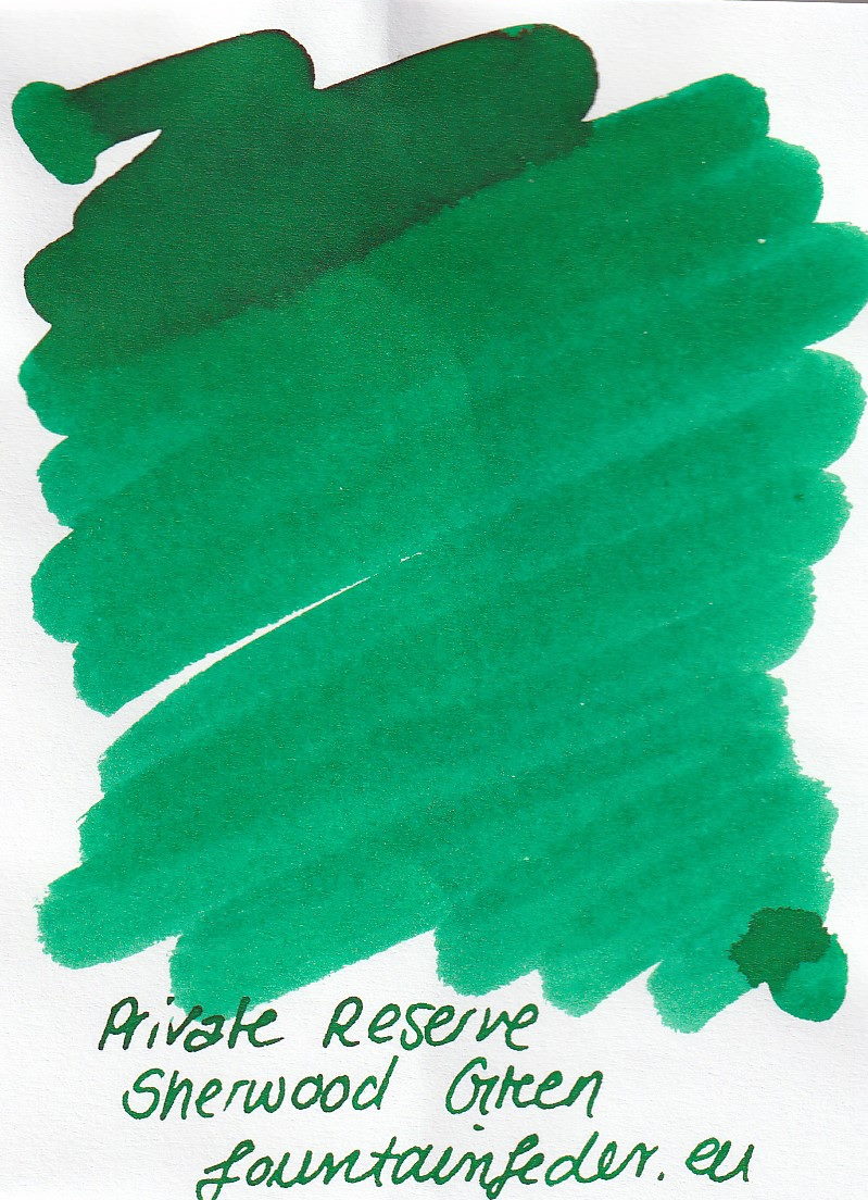 Private Reserve - Sherwood Green Ink Sample 2ml
