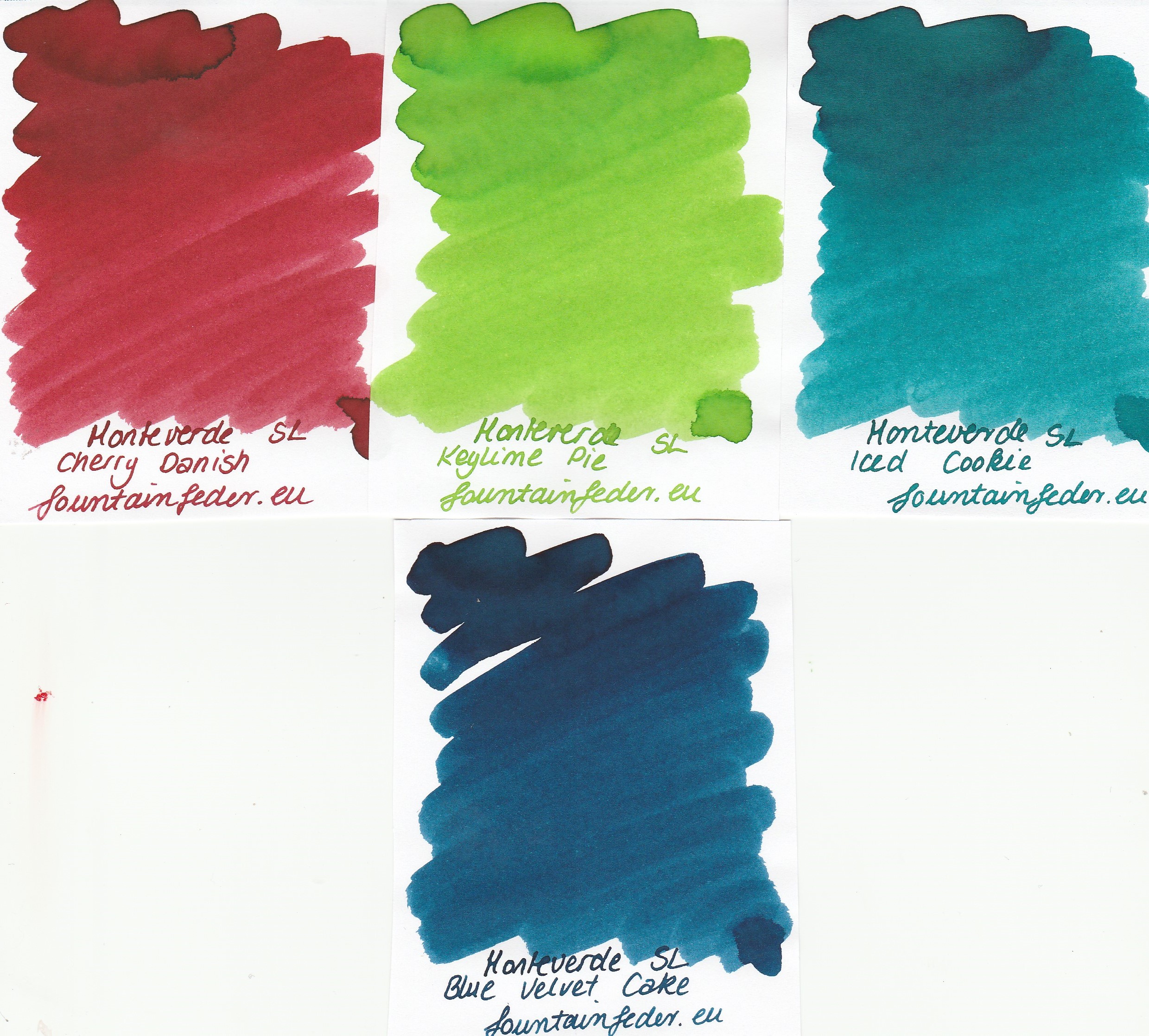 Monteverde Sweet LIfe - Blue Velvet Cake Ink Sample 2ml  