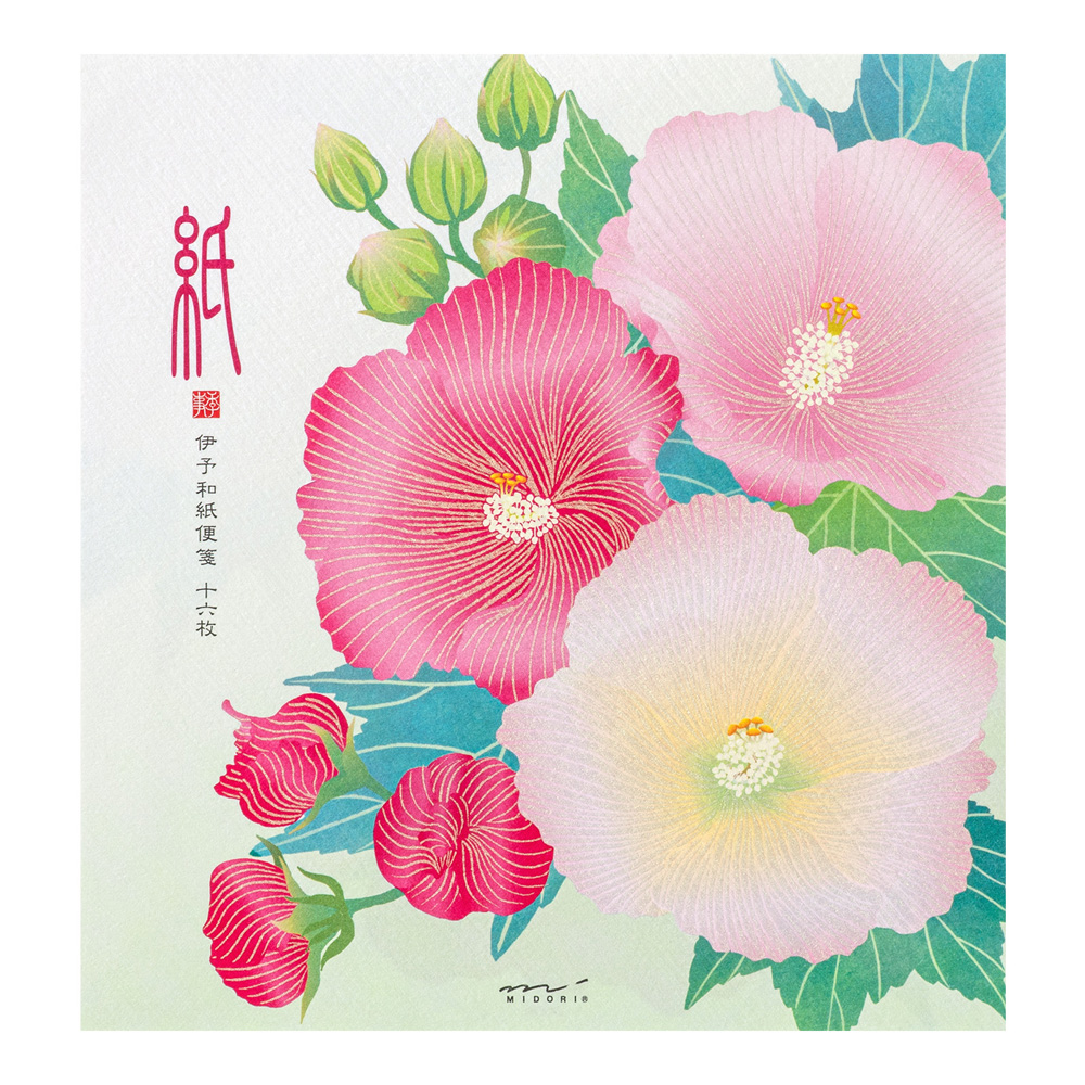 Midori Seasonal Stationery - Confederate Rose