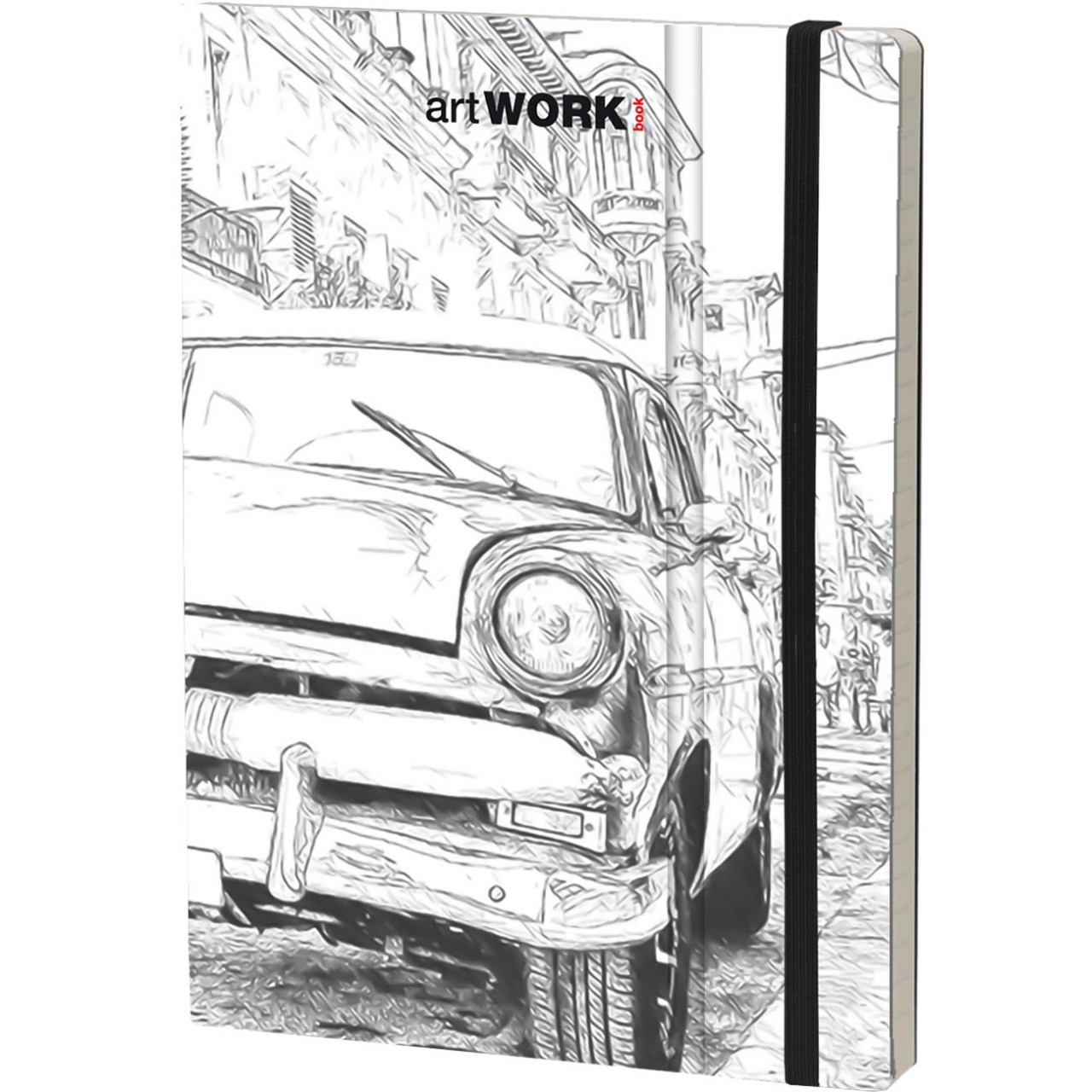 Stifflex artWORK Notebook  - A5 Sketchbook Car