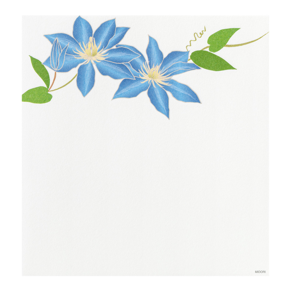 Midori Seasonal Stationery - Summer Flowers