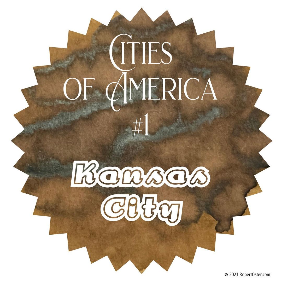 Robert Oster Cities of America - Kansas City Ink Sample 2ml    Robert Oster Cities of America - Kansas City Ink Sample 2ml