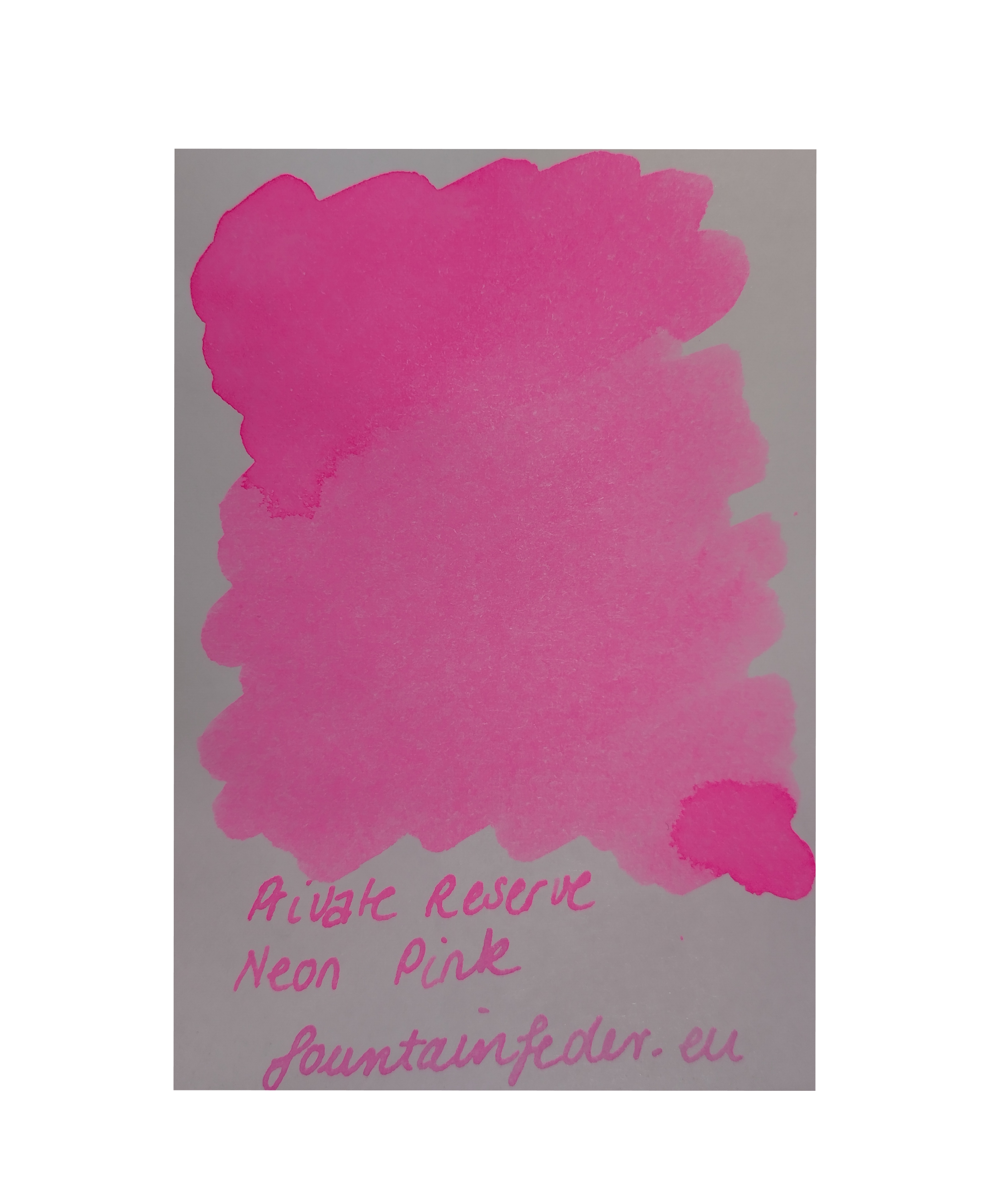 Private Reserve - Neon Pink Ink Sample 2ml 