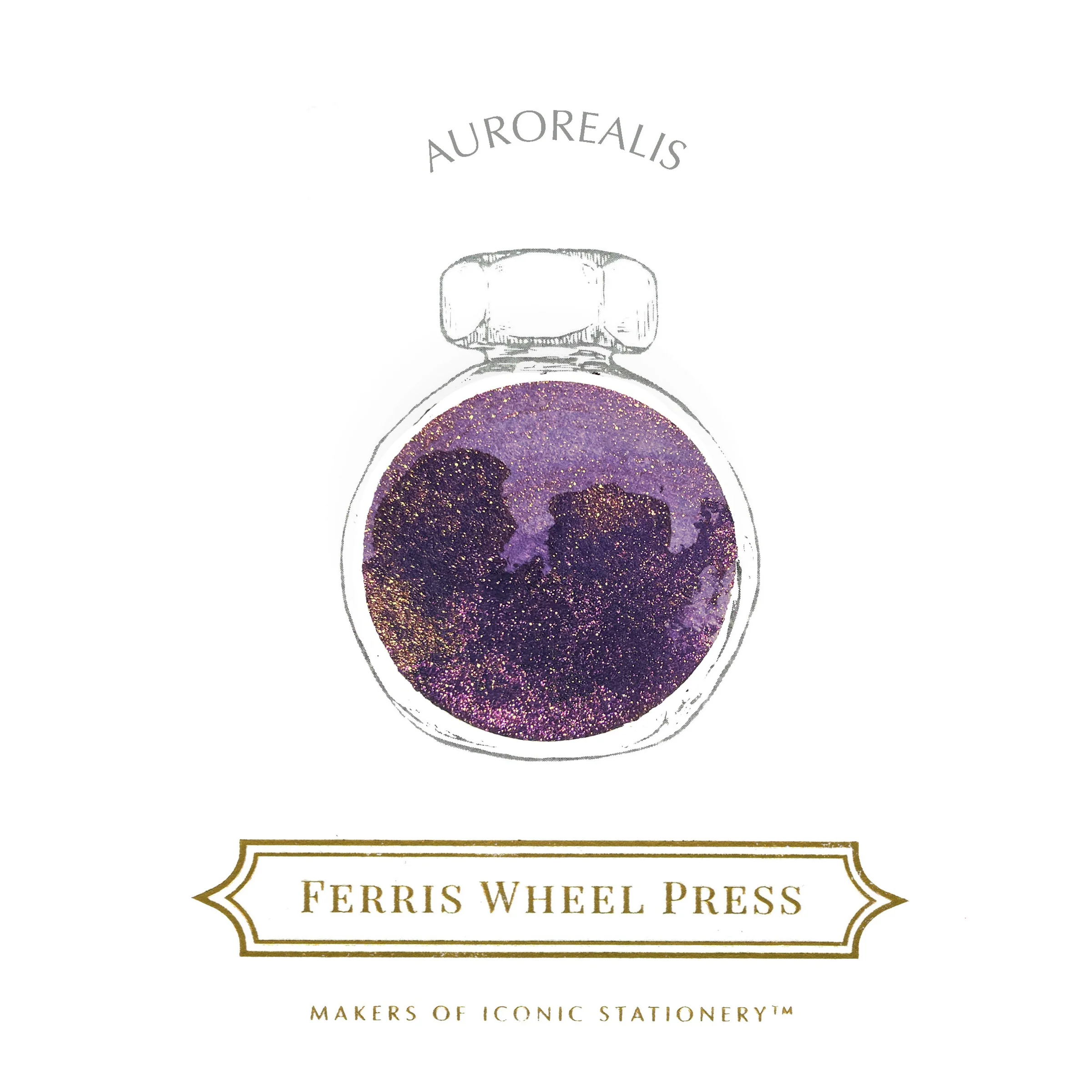 Ferris Wheel Press - Aurorealis Ink Sample 2ml  Ferris Wheel Press - Aurorealis Ink Sample 2ml