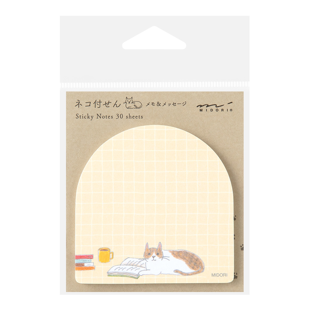 Midori Sticky Notes Book and Cat