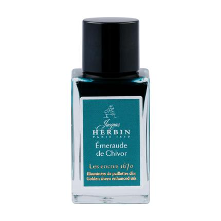 Herbin 1670 Emeraude de Chivor 15ml  Herbin 1670 Emeraude de Chivor 15ml