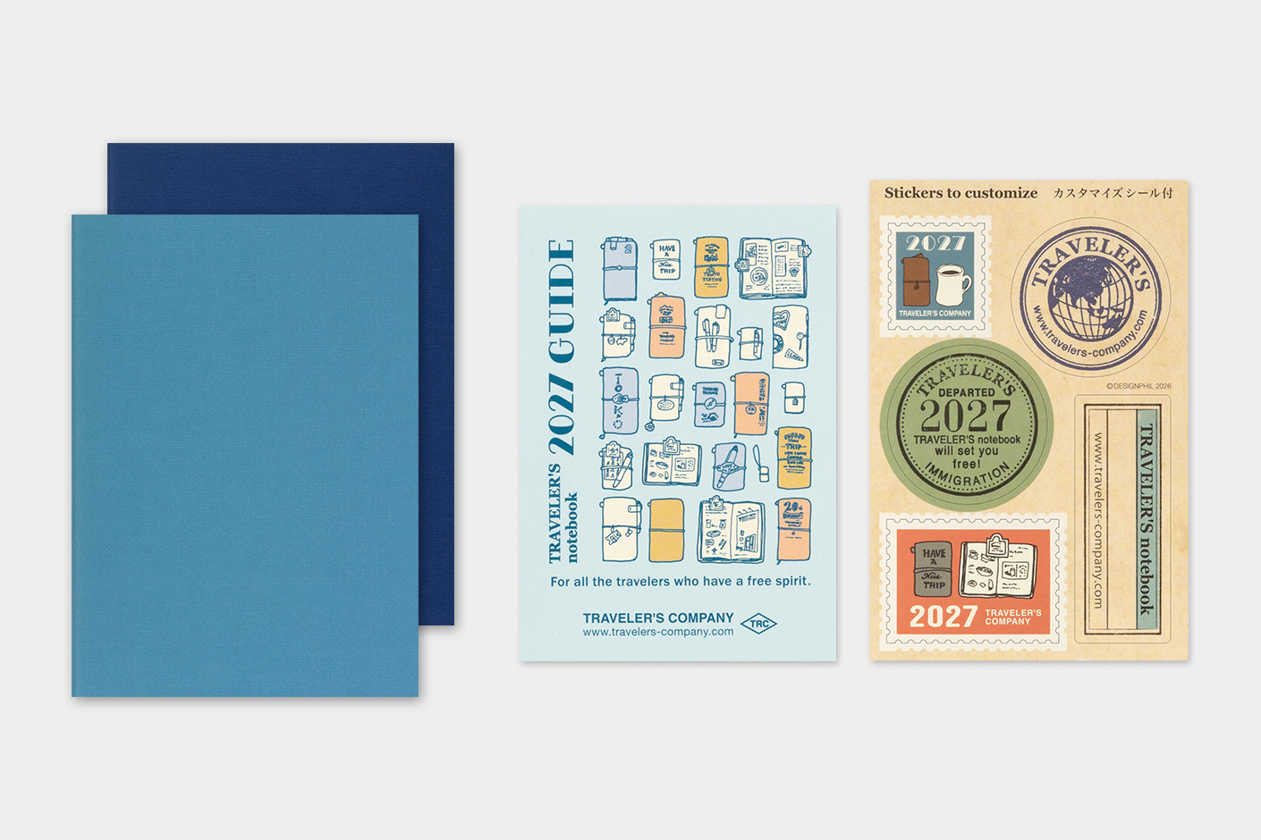 Traveler`s Company 2027 - Weekly Diary Refill Passport Size