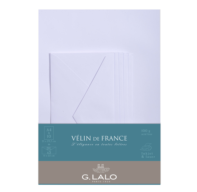 G. Lalo Stationery Set A4 - Vèlin de France