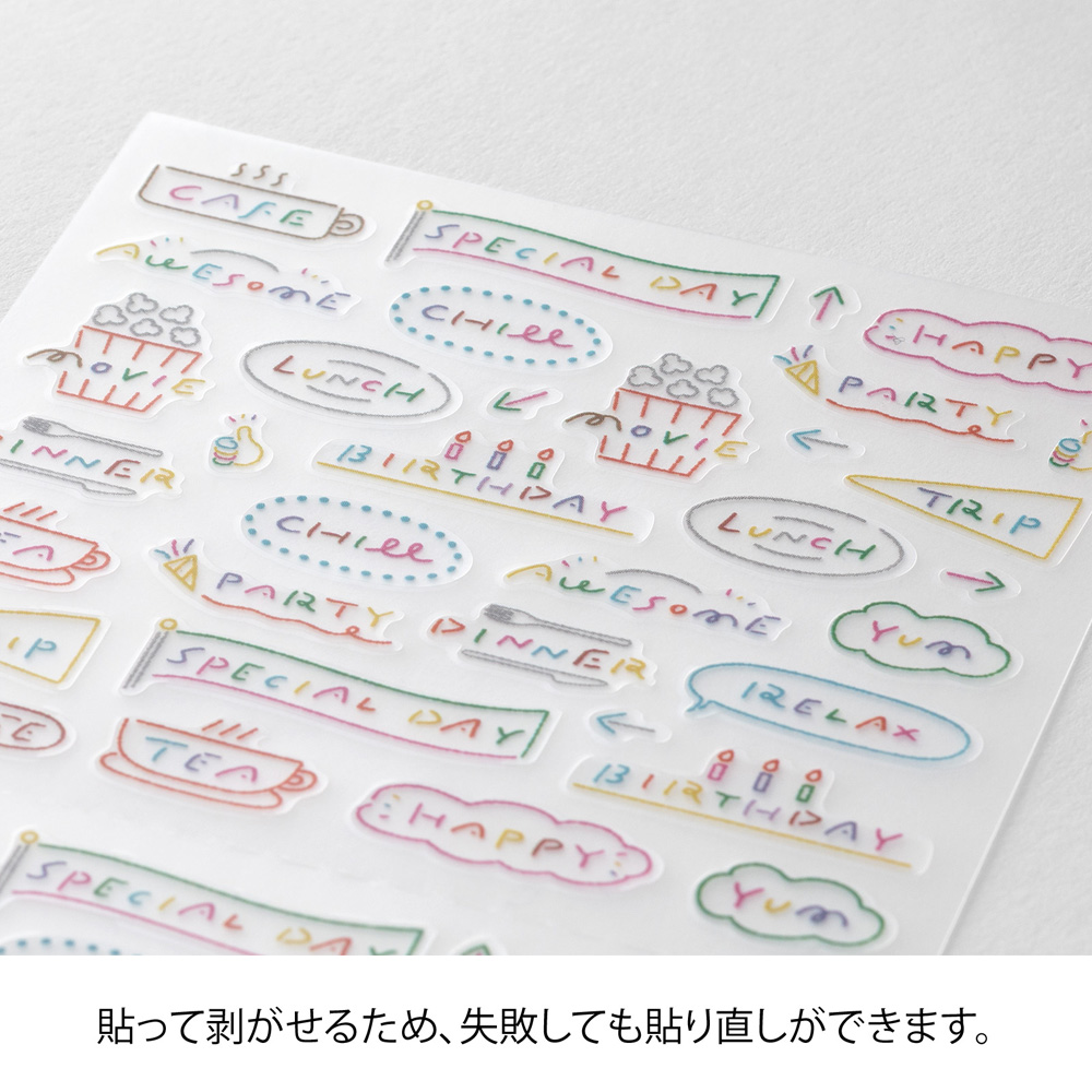Midori Text Anniversary Sticker