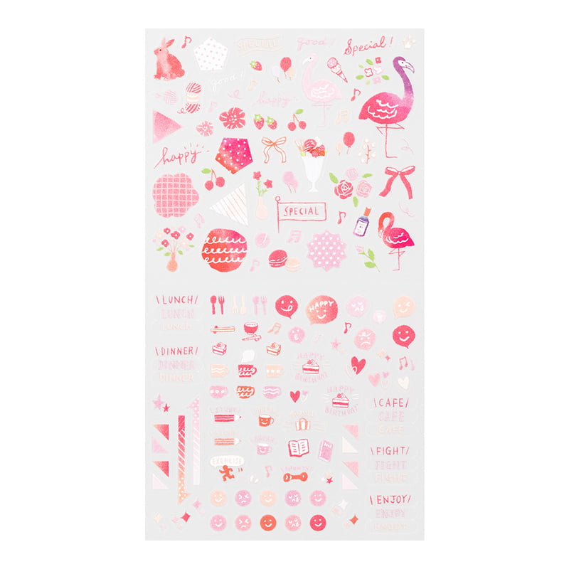 Midori Color Pink Sticker