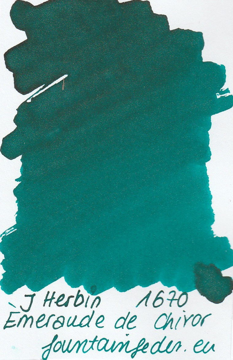 Herbin 1670 Emeraude de Chivor Ink Sample 2ml Herbin 1670 Emeraude de Chivor Ink Sample 2ml