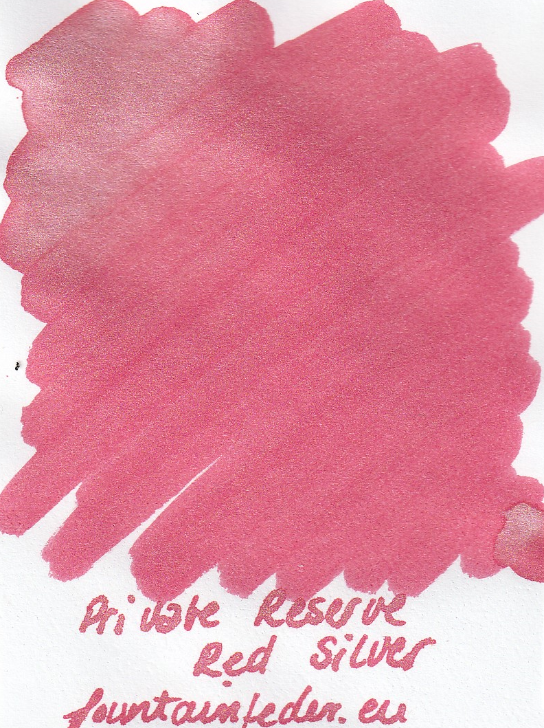 Private Reserve Pearlescent - Red Silver Ink Sample 2ml Private Reserve Pearlescent - Red Silver Ink Sample 2ml
