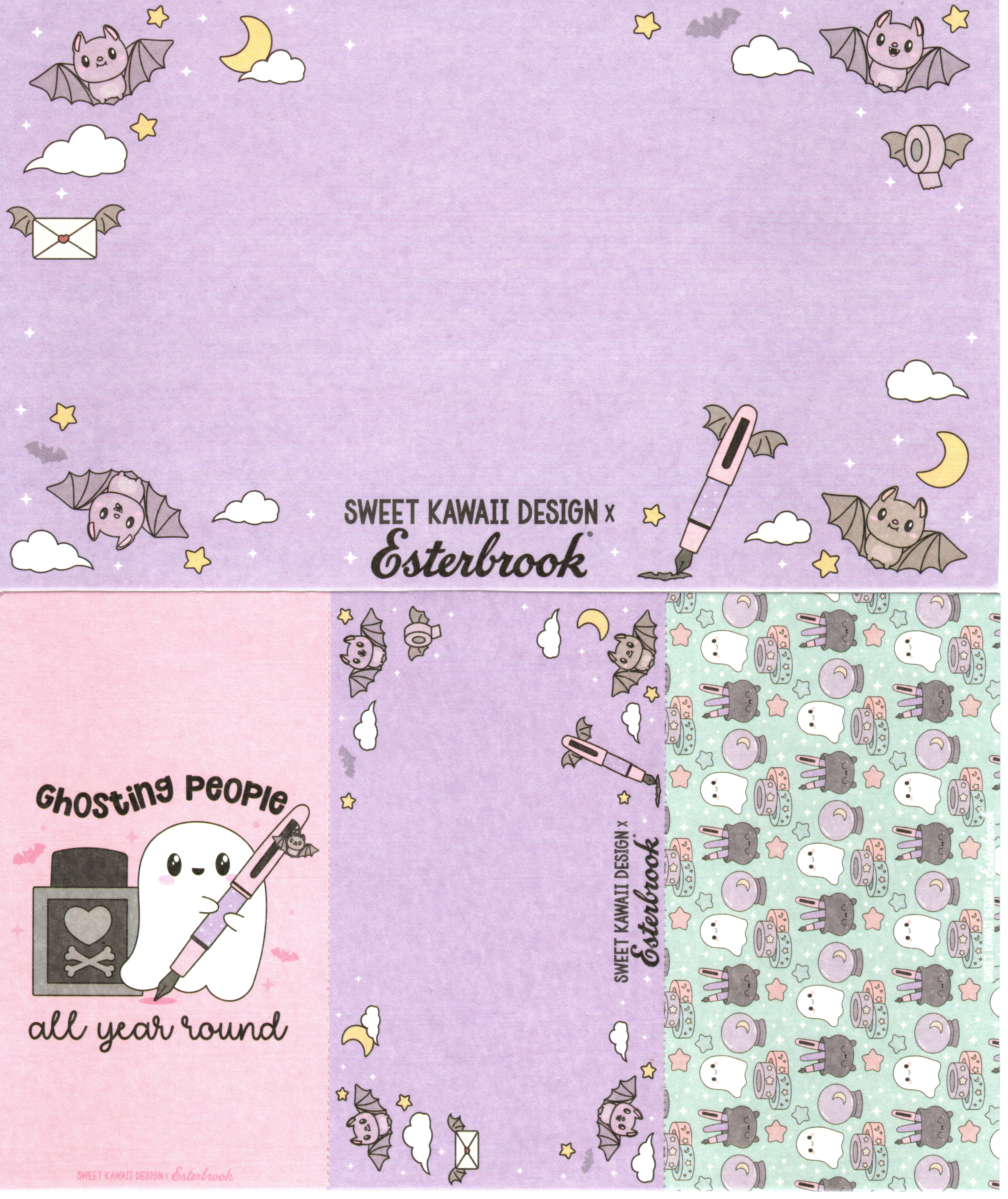 Esterbrook x Sweet Kawaii Pastel Halloween Blotter Paper