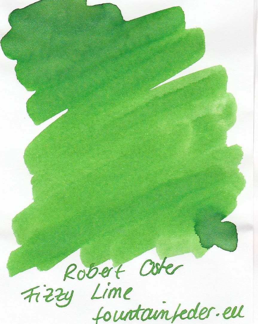 Robert Oster Shake`n`Shimmy - Fizzy Lime Ink Sample 2ml   