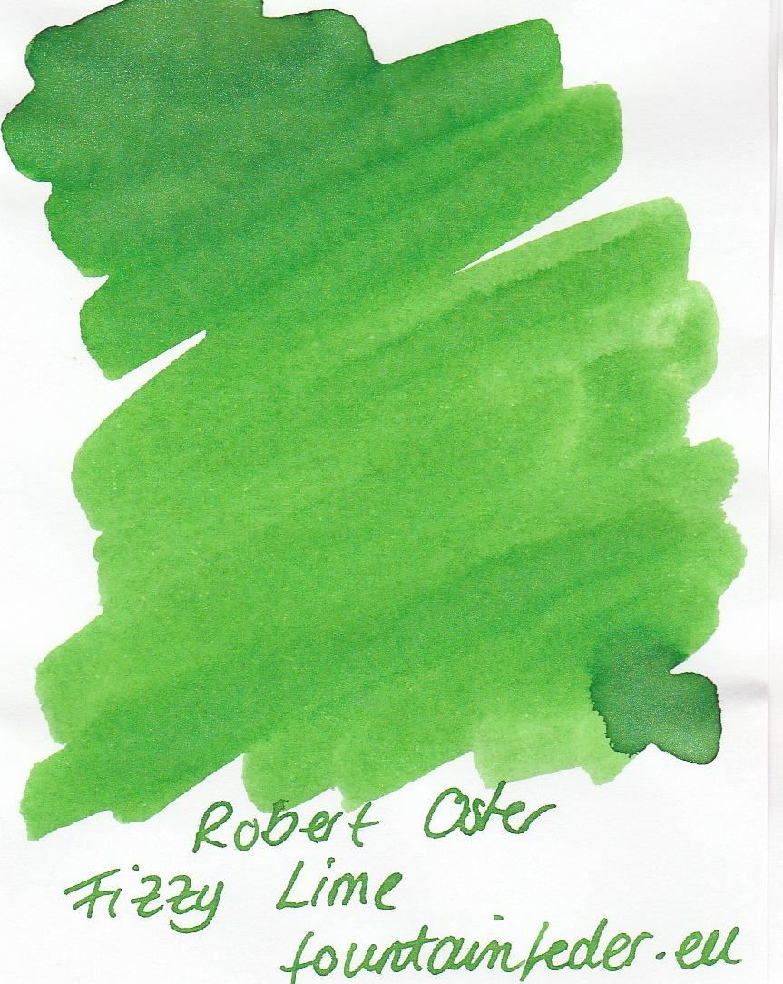 Robert Oster Shake`n`Shimmy - Fizzy Lime Ink Sample 2ml    Robert Oster Shake`n`Shimmy - Fizzy Lime Ink Sample 2ml