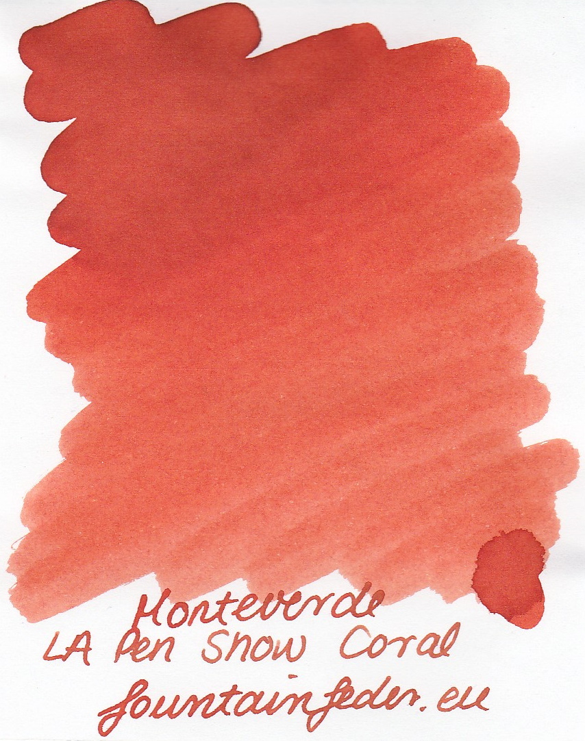 Monteverde LA Penshow Coral Ink Sample 2ml  