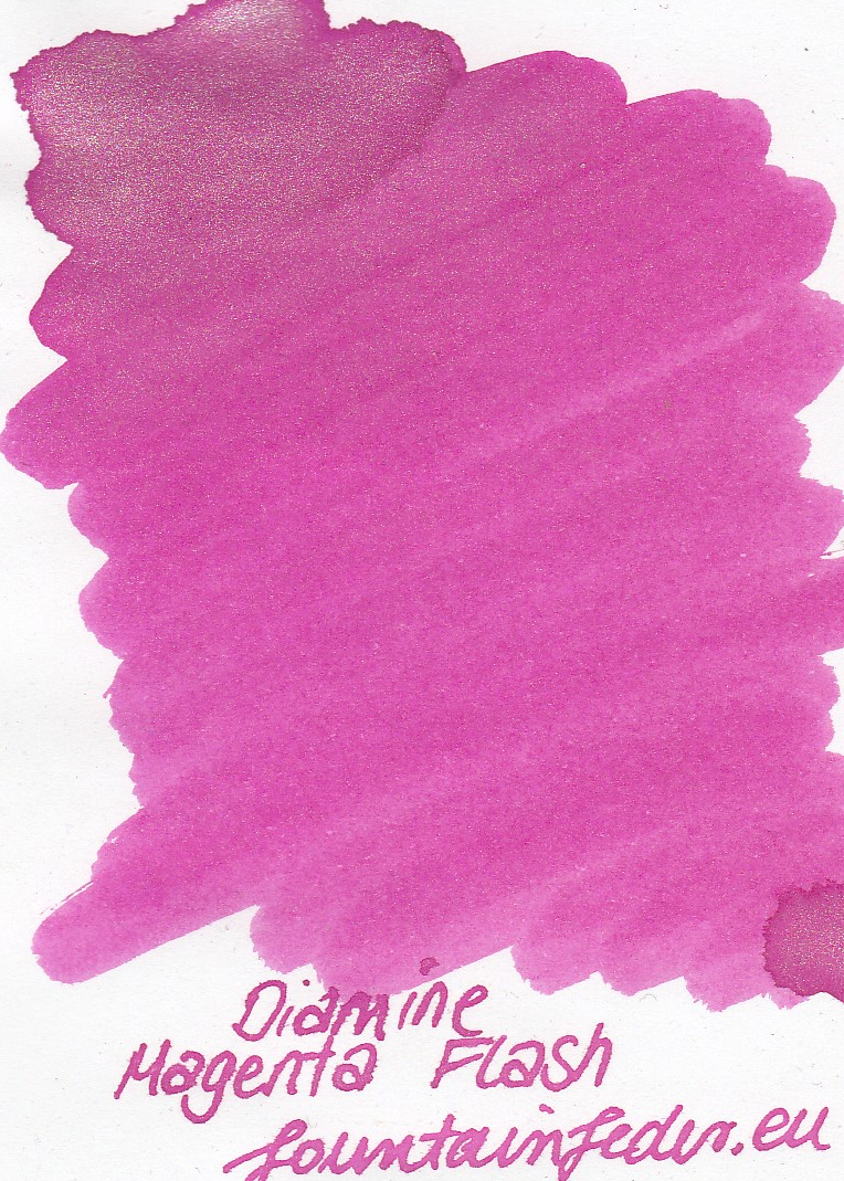 Diamine Shimmer Magenta Flash Ink Sample 2ml Diamine Shimmer Magenta Flash Ink Sample 2ml