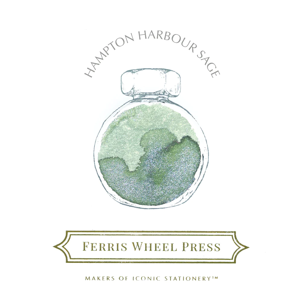 Ferris Wheel Press - Hampton Harbour Sage Ink Sample 2ml