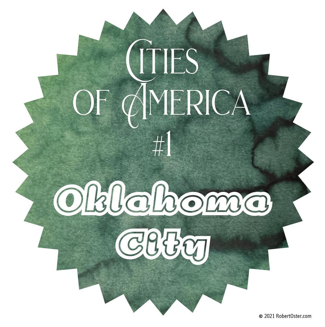 Robert Oster Cities of America - Oklahoma City Ink Sample 2ml  Robert Oster Cities of America - Oklahoma City Ink Sample 2ml