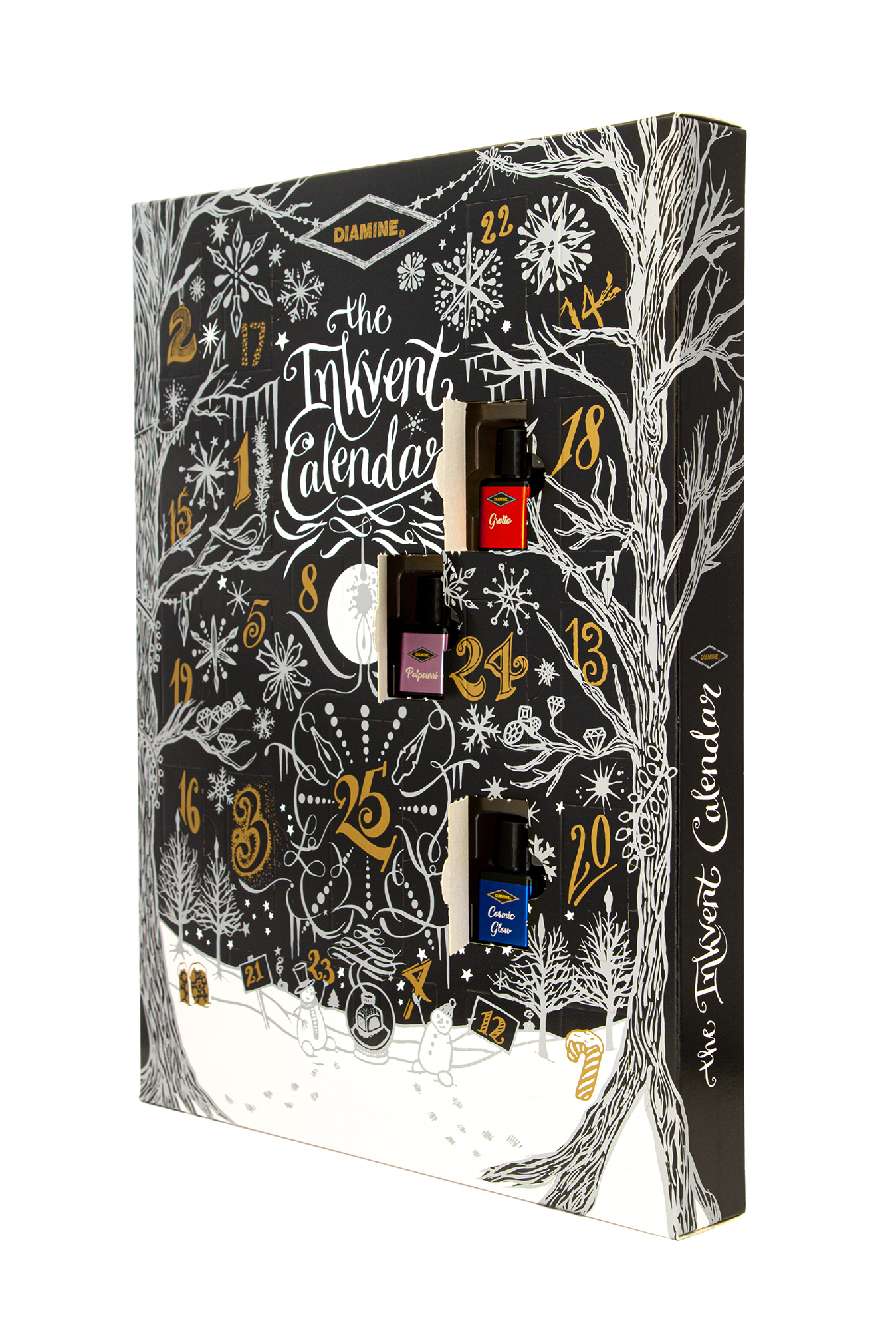 Diamine Inkvent Calendar 2024 Black Edition Diamine Inkvent Calendar 2024 Black Edition