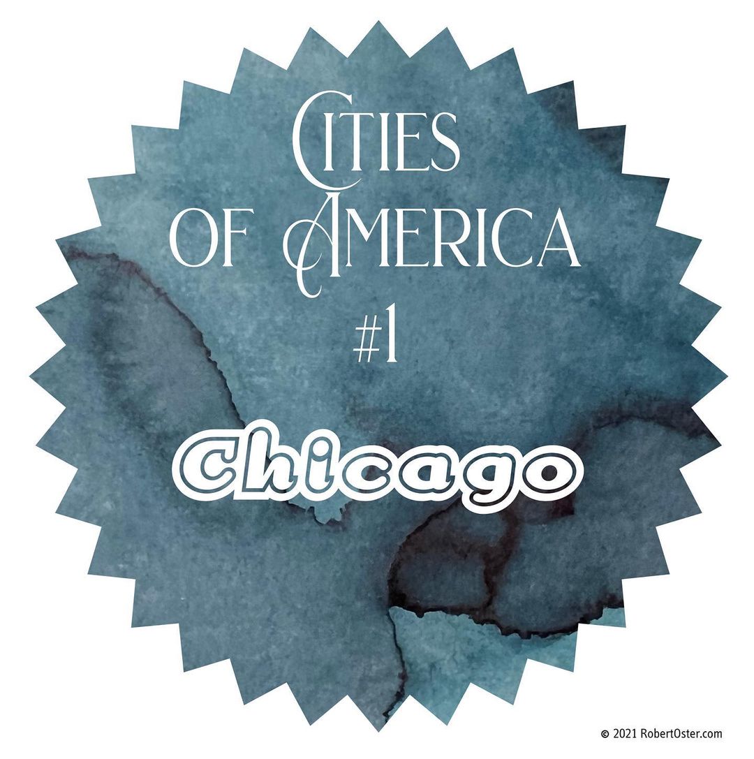 Robert Oster Cities of America - Chicago Ink Sample 2ml  Robert Oster Cities of America - Chicago Ink Sample 2ml