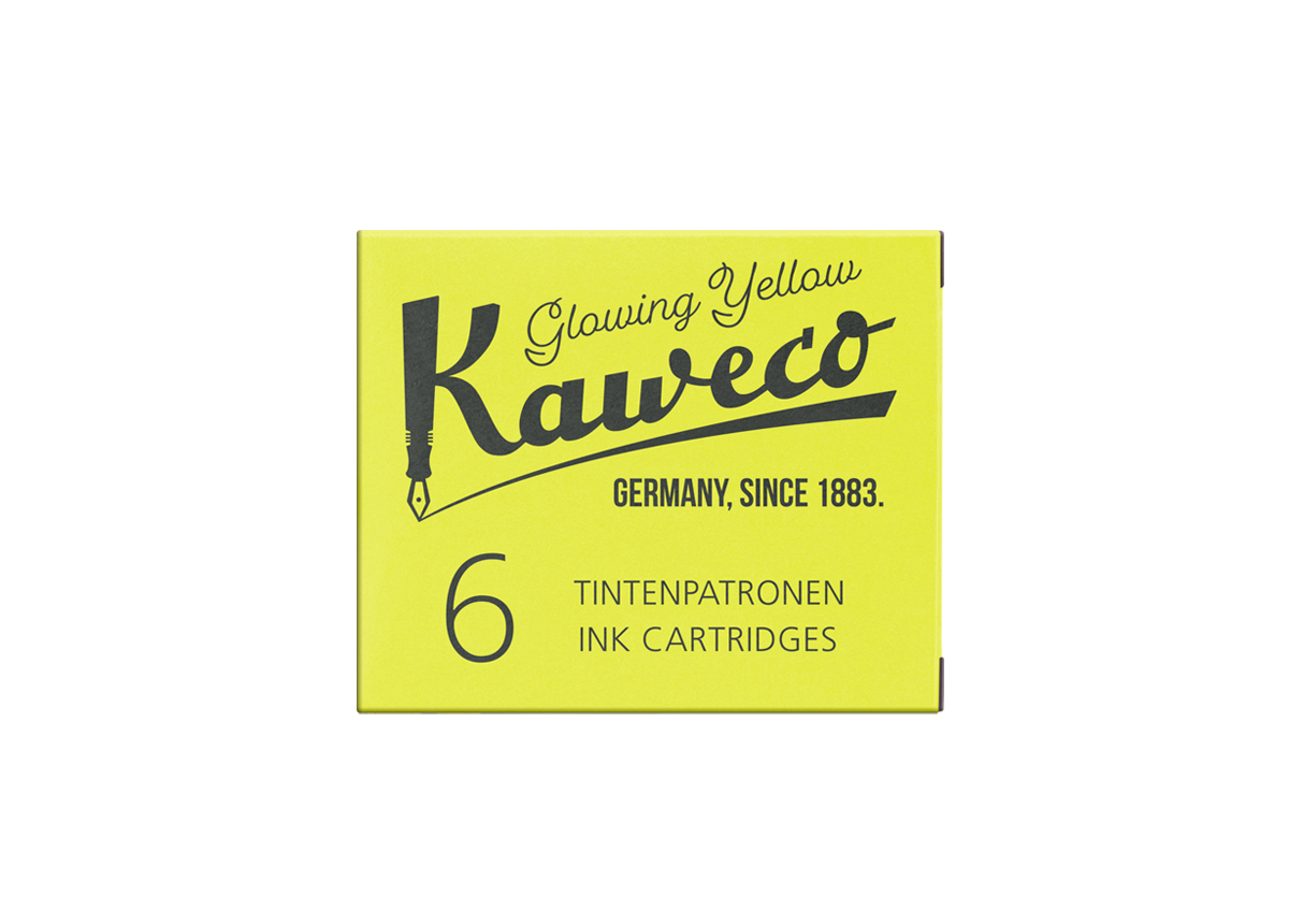 Kaweco Glowing Yellow Cartridges 