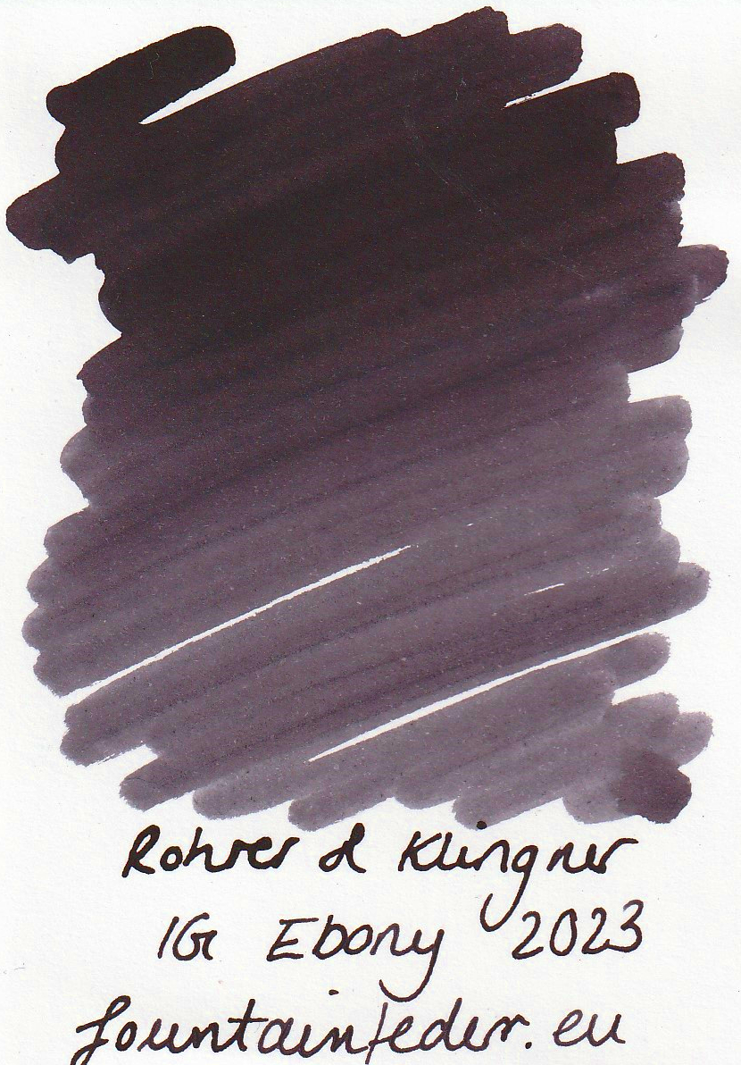 Rohrer & Klingner IG Ebony Ink Sample 2ml 