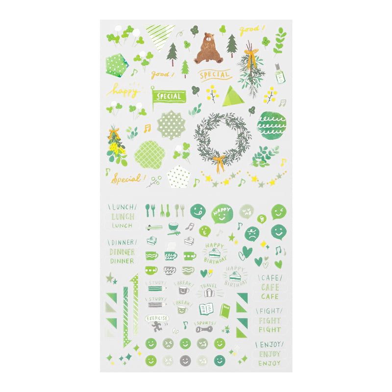 Midori Color Green Sticker