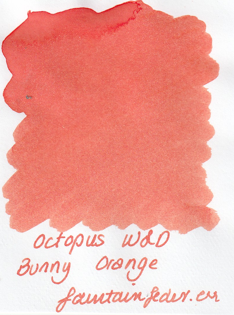 Octopus Fluids Write & Draw - Bunny Orange Ink Sample 2ml
