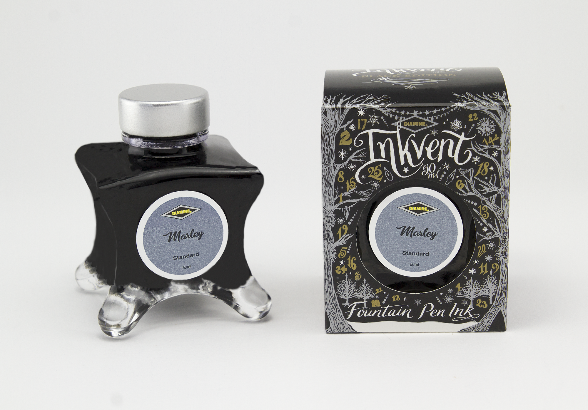 Diamine Inkvent Black Edition - Marley 50ml  Diamine Inkvent Black Edition - Marley 50ml