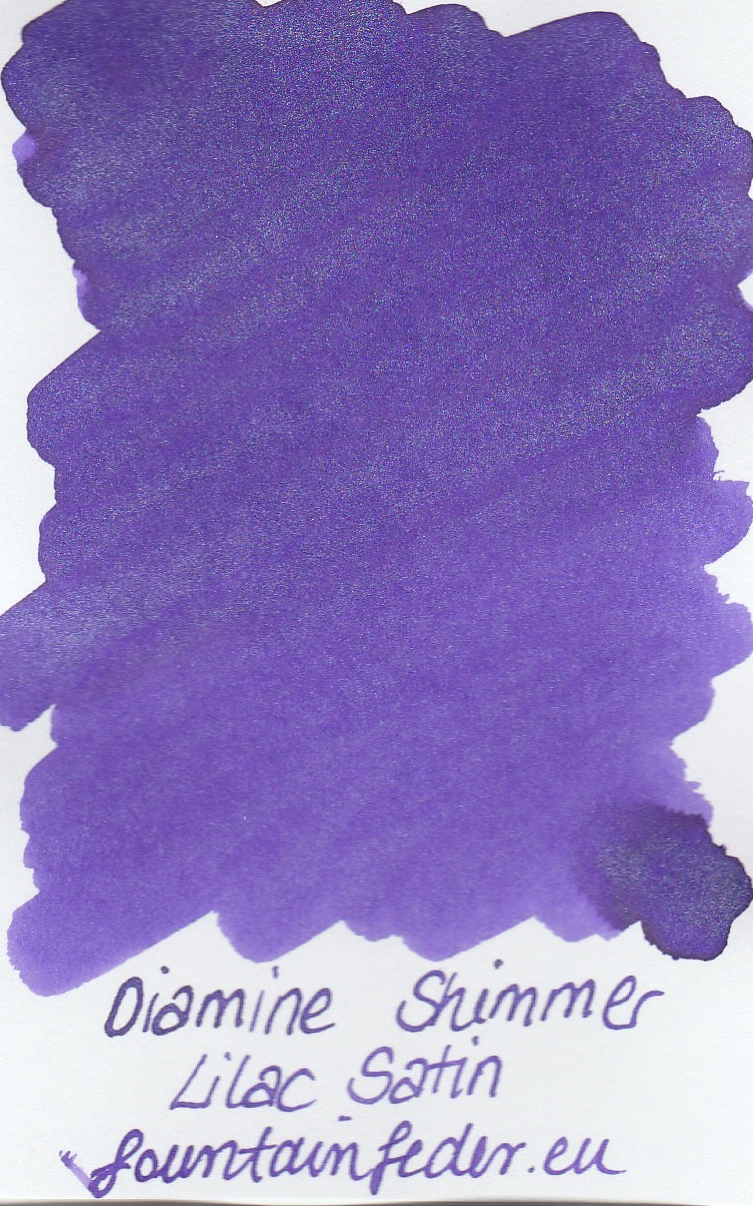 Diamine Shimmer Lilac Satin Ink Sample 2ml
