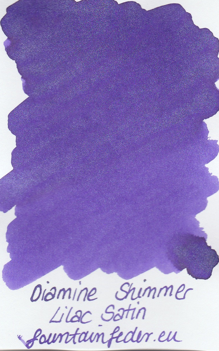 Diamine Shimmer Lilac Satin Ink Sample 2ml Diamine Shimmer Lilac Satin Ink Sample 2ml