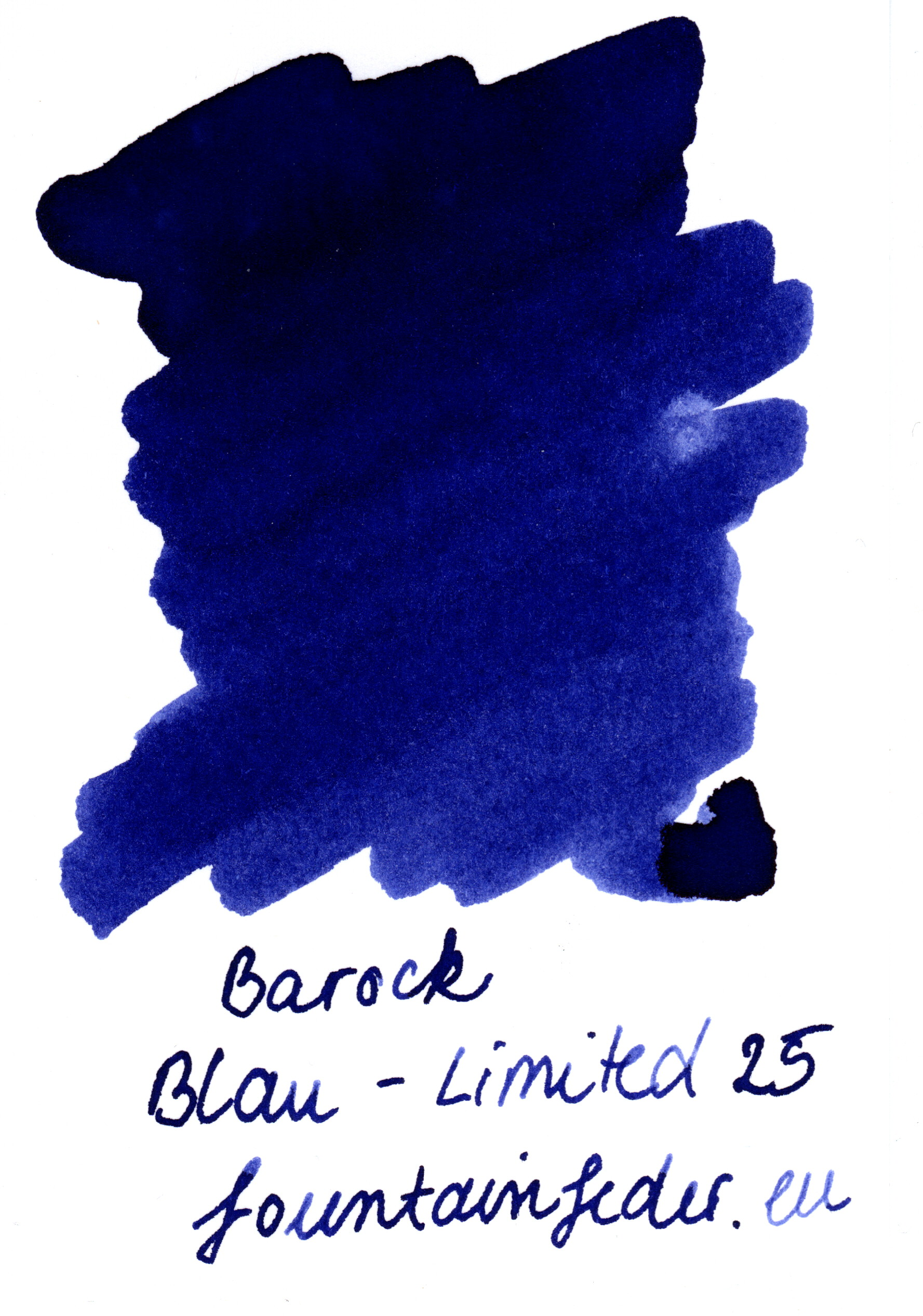 Barock Blau - Limited Edition 2025 Ink Sample 2ml  Barock Blau - Limited Edition 2025 Ink Sample 2ml