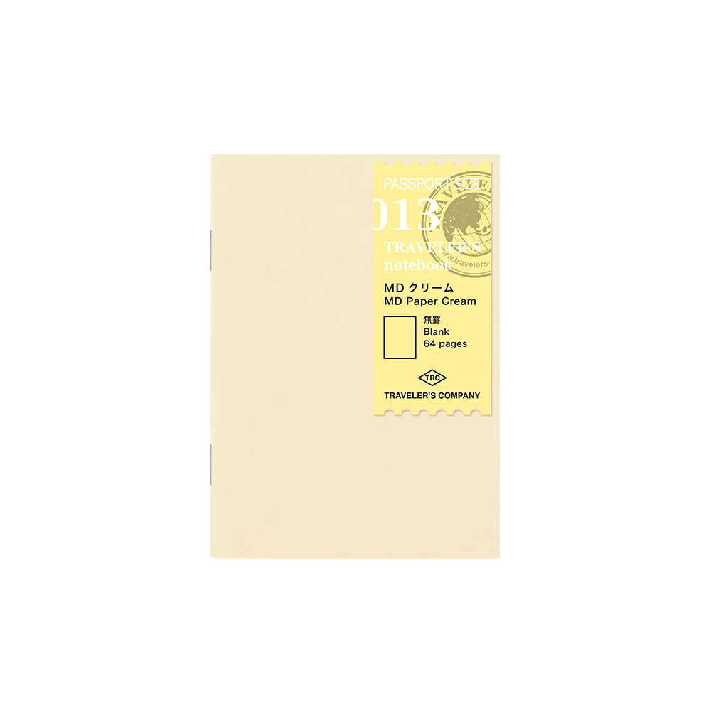 013. MD Paper Cream Notebook Refill PP Size