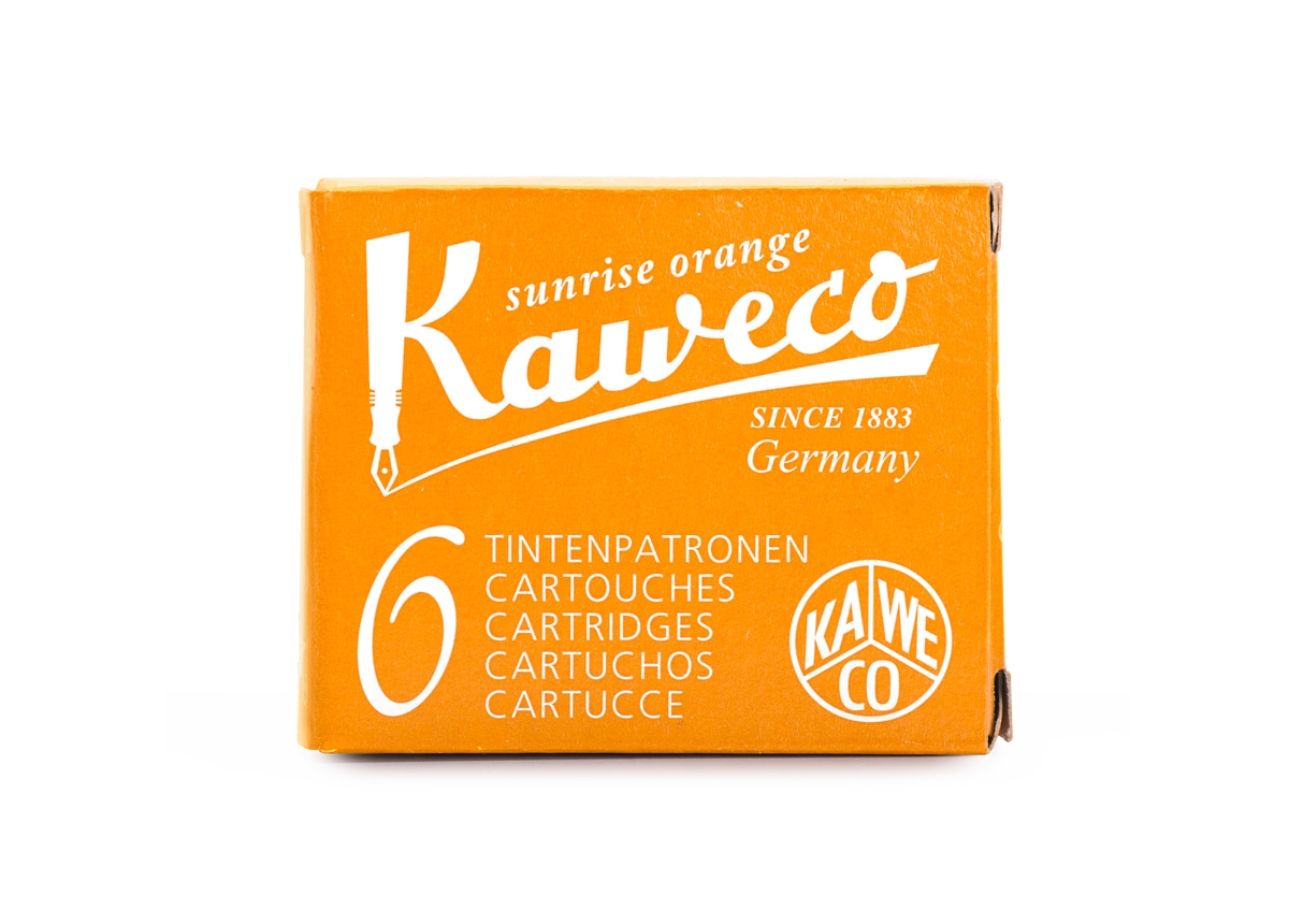 Kaweco Sunrise Orange Cartridges  