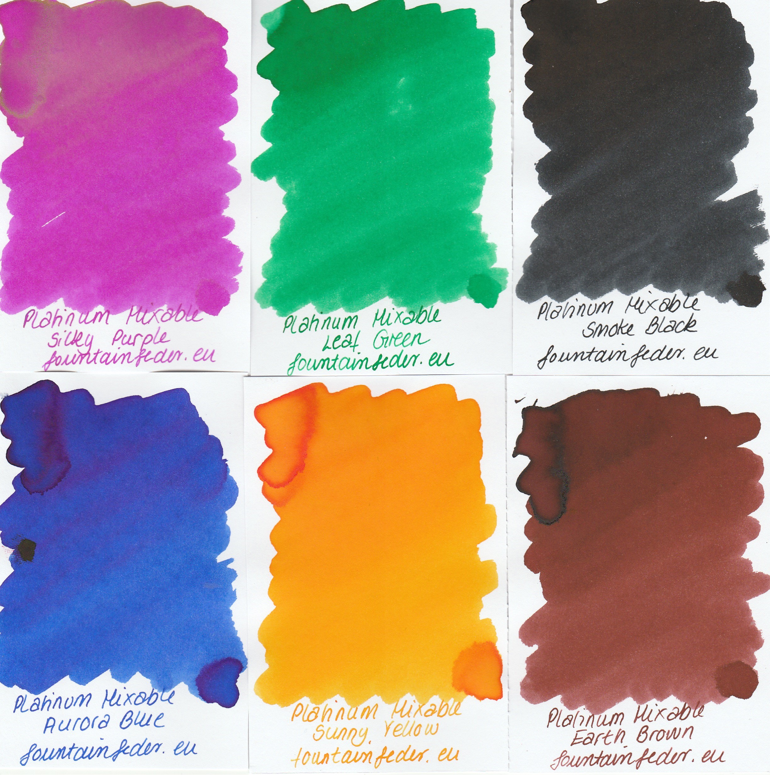 Platinum Mix it - Ink Sample Set