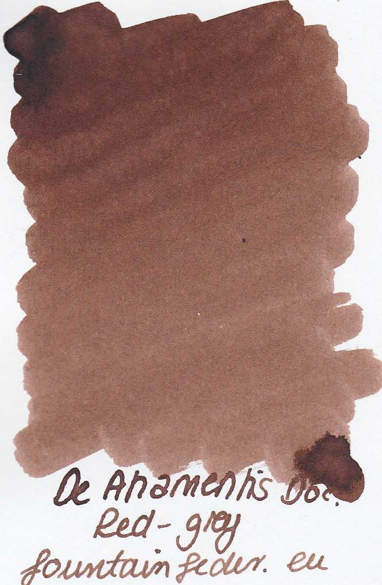 DeAtramentis Document Red Grey- Ink Sample 2ml DeAtramentis Document Red Grey- Ink Sample 2ml