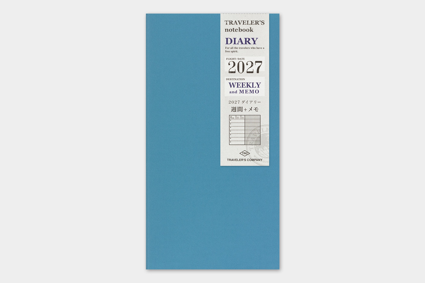 Traveler`s Company 2027 - Weekly plus Memo Refill Regular Size