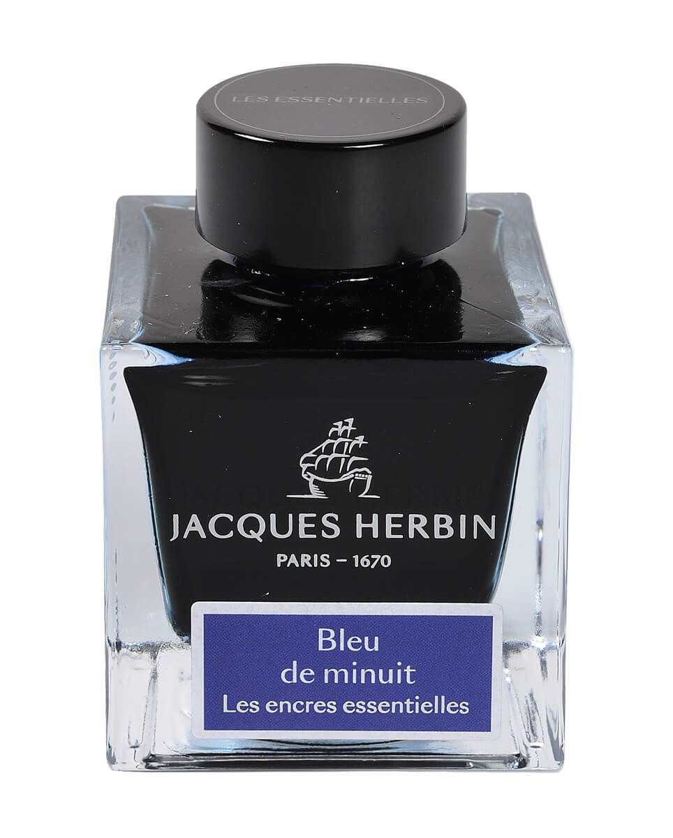 Jacques Herbin  - Bleu de minuit 50ml  Jacques Herbin  - Bleu de minuit 50ml