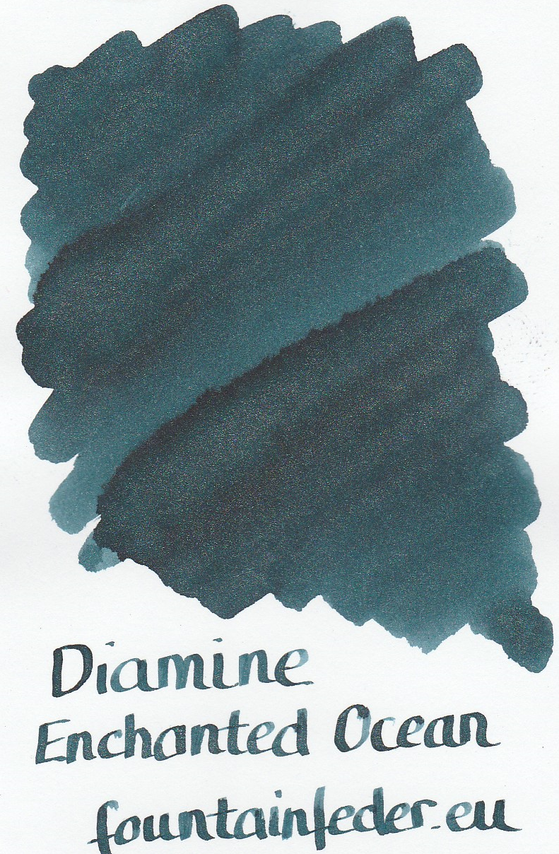 Diamine Shimmer Enchanted Ocean Ink Sample 2ml